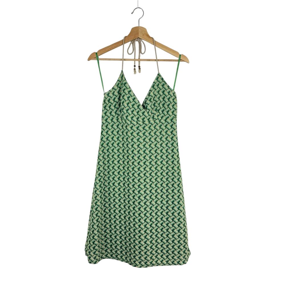 Y2K Loft Crochet Halter Dress